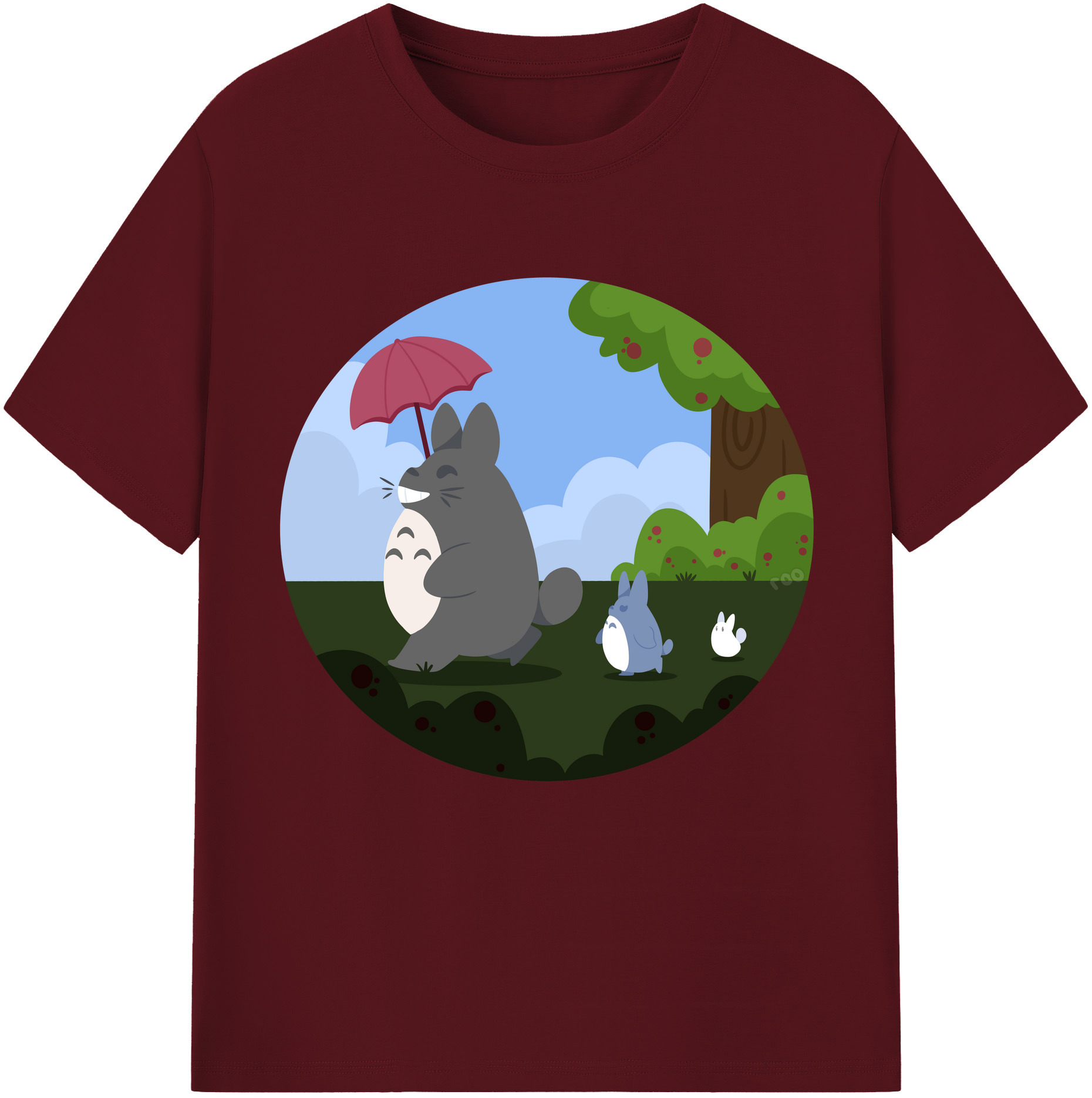 （画像用） となりのトトロ 草壁メイ 草壁サツキ My Neighbor Totoro Satsuki Kusakabe Mei Kusakabe 綿100％半袖Tシャツ（フロントプリント）
